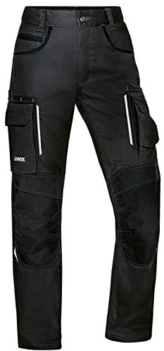 Uvex Tune-up Frauen-Cargohose - Bundhose für die Arbeit - Schwarz - 48