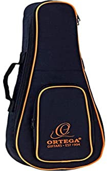 Ortega Guitars Economy Series Bag - Sopranino Ukulele Tasche - Höhe 54 cm - Mit Schultergurten - Nylon, Schwarz (OUBSTD-SI)
