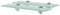 vidaXL 2X Regal Schwebend Wandregal Glasregal Glasboden Glasablage Badablage Wandablage Badregal Ablage Regale Bad Glas 40x20cm 8mm