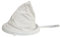 Acan Colador de Tela, diámetro 20 cm, Manga de Franela Suave y PVC, Resistente al Desgaste, Reutilizable, Colar café, Salsas, purés, fácil Limpieza, utensilio de Cocina, Blanco