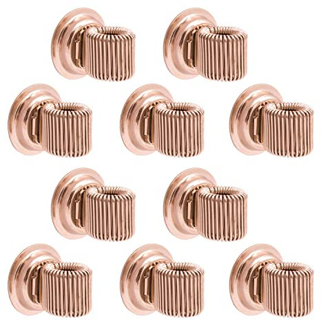 Infinity Boxes Magnet-Set 10-tlg, magnetischer Stifthalter, roségold, 10 Stück, rund, Ø 2 cm