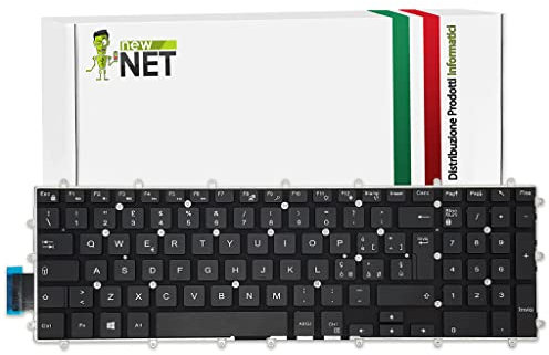 new net - Keyboards - Tastiera Italiana Compatibile con Notebook dell Inspiron 5567 5570 5767 5770 7566 7567 7577 5575 5765 5775 7773 7778 7779[ Senza Frame - Layout ITA ]