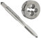 Aceteel 1/4-Zoll-20 UNC HSS Gewindebohrer und Schneideisen-Set, 1/4 x 20 UNC Maschinengewindebohrer und Rundgewindebohrer Rechtshänder