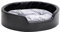 vidaXL Hundebett Schwarz Grau 69x59x19cm Plüsch Kunstleder Hundesofa Hund