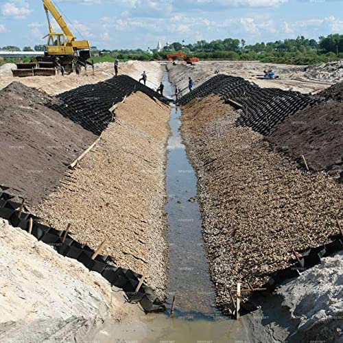 Kiesgitter Kiesmatten Kieswaben Durchlässiges Grasgitter Für Parkplätze, Einfahrten, Hänge, Erbsenkies-Geogitter-Zellpflastersystem, Kies-Sand-bewachsene Stabilisierungsgitter