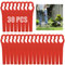 30 Stück Kunststoff Rasentrimmer Klingen Akku Rasentrimmer Klingen 83mm Rasenmäher Schneidklingen Gartenmäher Ersatzklingen für Einhell Rasentrimmer - Rot