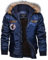 Men's-Winter Coats-Bomber Army-Military Hooded Jackets - Combat Pilot Tactical Outdoor Medium Thickne Cotton Warm Fur Collar Casual Fashion Retro for Winter/Autumn Outerwear Jacket Coats Men's UK