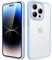 JETech Matte Case for iPhone 14 Pro Max 6.7-Inch, Shockproof Military Grade Drop Protection, Frosted Translucent Back Phone Cover, Anti-Fingerprint (Sky Blue)