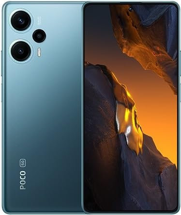 Xiaomi Poco F5 Smartphone 12 Go + 256 Go Snapdragon 7+ Gen 2, Écran AMOLED 6,67’’, 120 Hz, Batterie 5 000 mAh, Charge rapide 67 W, Caméra 64 MP, version globale, noir/bleu