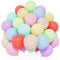 Regenbogen Luftballons, 50 Stück 12 Zoll Regenbogen Farben, Mehrfarbige Ballons Aus Latex Für Frauen Mädchen Kinder Für Mehrfarbige Motto Geburtstagsfeier Babyparty Hochzeit Valentinstag Dekoration