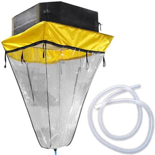 OAUKA Ceiling Air Conditioner Washing Cover, Air Conditioner Cleaning Cover Kit,Split Air Conditioning Cleaning Cover,for Central Air Condition Ceiling Wall Mounted Air Conditioning,1.8m pipe