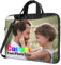 LSDINDF Personalisierte Laptoptasche, Individuelle Laptop-Umhängetasche mit Ihrem Foto/Text/Logo, kompatibel mit 13-Zoll-/14-Zoll-/15-Zoll-Laptophüllen, personalisierte Business-Aktentasche.