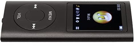 Mp3 Player Stylish Multifunctional Lo Sound Slim 1.8 I Lcd Sc Portable Mp3 Music Player Mp4 Player Mp3 Speler With Ruizu Players Enf Cheap Players' 64G Music Spotify (Black)