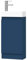 BELOFAY Vanity Unit With Basin | 400mm Bathroom Vanity Units With Basin | Floor Standing Slim Design | Waterproof | 1 Tap Hole Ceramic Bathroom Sink | Including Waste (Denvor Blue)
