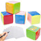 Neikafan 4 Pezzi Dadi Gommapiuma Grandi 10cm Dado Gioco con Tasche Di Inserimento Dadi Di Schiuma Grande con 48 Carta Vuota 1 Penna per Asilo, Prescolare, Scuola, Apprendimento Precoce