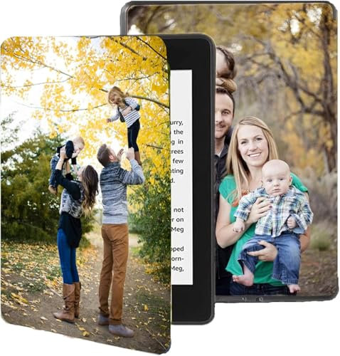 Soft Hülle Personalisierbar Hülle für 7/6.8/6 Zoll Kindle Paperwhite 12/11/10/7th 2024/2021 & Colorsoft Signature Edition, Individuelle Foto Personalisierung Hülle für Kindle 11/10/8th 2022/2024