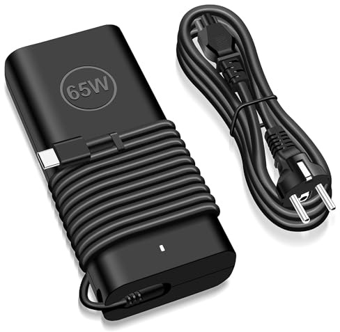 65W USB C Charger Compatible with DELL Latitude 3440 5320 5330 5420 5430 5540 5530 5520 9420 7340 7330 7400 7420 7430 7440 7520 XPS 12 13 ChromeBook 3100 Type-C Laptop Adapter
