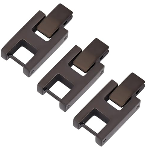 WEBEEDY 3 Stück Schwarzer Uhren Oder Armband Faltschließe Aus Edelstahl Uhrenverlängerungsklammer Quadratischer Metallriemen Ersatz Für Schmuckherstellung Uhrenreparatur Weihnachten 21x10mm