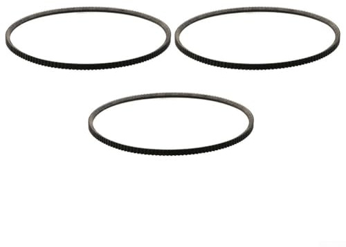 Shophubio Drehmaschine Antriebsriemen für WM210V | 5M387 Keilriemen 3er Pack | Mini Drehmaschine Ersatzriemen mit hoher Zugfestigkeit | PU Kraftübertragungsriemen