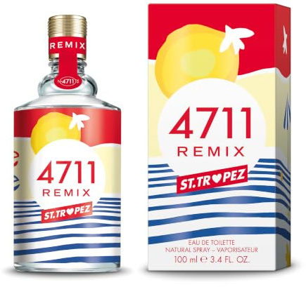 4711® Remix St. Tropez I Eau de Toilette | Floral-Zitrus-Duft mit Mandarine, Limette, Birne, Magnolie und Sandelholz, sonnig und elegant