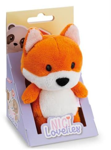 NICI Kuscheltier Fuchs 11cm in Geschenkbox 8x8.5x13cm - 63505 | Stofftier aus weichem Plüsch zum Liebhaben, Knuddeln und Spielen, bezaubernde Geschenkidee für Kinder und Erwachsene