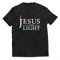 lepni.me Männer T-Shirt Jesus Christus ist das Licht, die Liebe Gottes - Ostern - Auferstehung - Geburt Christi - Religiöse christliche Geschenke (5XL Schwarz Mehrfarben)
