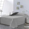 PETTI Artigiani Italiani - Trapuntino Matrimoniale, Copriletto Matrimoniale, Trapuntino Double Face, Trapunta Primaverile, Grigio, 100% Made in Italy