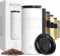 Elemental Artisan Insulated Tumbler - Triple Wall Coffee Travel Tumbler, Reusable Stainless Steel Coffee Tumbler with Ceramic Lid - Thermal Coffee Cup - Hot (6 Hrs) & Cold (18 Hrs) - Matte White-470ml