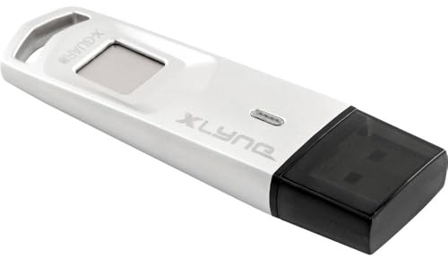 XLYNE Fingerabdruck verschlüsselter USB 3.0 Stick X-GUARD USB Stick 32GB Stick, Silber