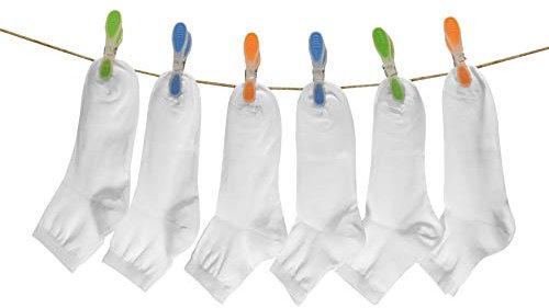 PETTI Artigiani Italiani - Calzini Bambino e Bambina, 6 Paia di Calzini Corti Bambino, Calzini Bambino Corti Femminuccia e Maschietto, Calzini Bambino Cotone Filo di Scozia, 100% Made in Italy