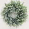 HUAESIN Plastic Front Door Wreaths Artificial Wreath Fake Silk Eucalyptus Wreath Spring wreath Faux Greenery Wreath for Door Window Balcony Mirror Wall Wedding Party Garden Spring Decoration