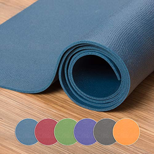 XXL Yogamatte 160x200cm Blau, schadstofffreie Yogamatte, besonders groß und breit, ÖKO-Tex 100 zertifiziert und rutschfest