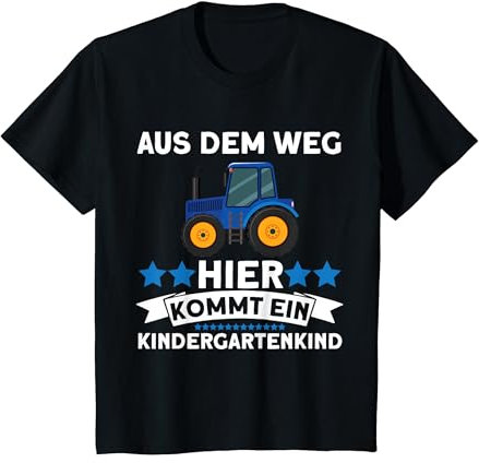 Kindergartenkind 2025 Traktor Kindergarten Junge T-Shirt