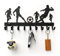 ELFSELF® Fußballdesign Schlüsselbrett für die Wand - Mit dem Schlüsselboard alles ordentlich organisiert - 9 Aufhänger Sport & Fussball Deko Schlüsselablage - Geburtstag Geschenk