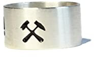 Ring mit Schlägel und Eisen