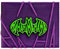 The Dark Knight Joker Brodé Hahaha Insigne Métallique Portefeuille Bi-Fold Porte-ID & Porte-Cartes, Violet