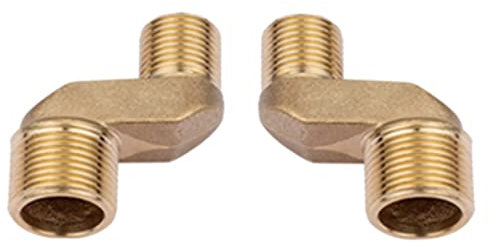 BiaoTeng Raccord Excentré Mitigeur Bain Douche,Raccord Laiton Coudé RéDucteur,Bras Pivotant RéGlable,Raccord Mural Contre Coudé,Raccord Excentré Long,Or B