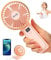 Bistfy Ventilador Portátil de Mano 5200mAh Ultra Silencioso 6 Velocidades USB C Mini de Mesa Con Pantalla LCD, 180° Plegable Con Cordón Como de Cuello y Powerbank