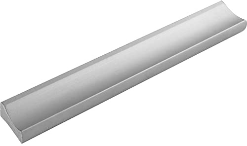 ALLES IM GRIFF Möbelgriff Alto LA 96mm - flacher Schubladengriff Breite 120mm - ideal Schubladen, Aluminium natur eloxiert
