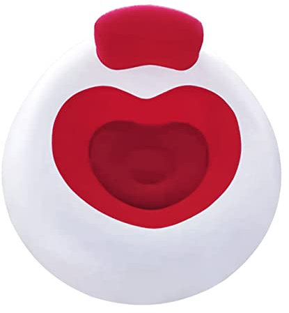 CLISPEED 1stk Zusammenklappbares Aufblasbares Sofa Sprengen Stuhl Liege Luftstuhl Am Strand Tragbares Sofa Für Tragbare Luftliege Aufblasbarer Sofastuhl Schwebendes Objekt PVC Faltbar