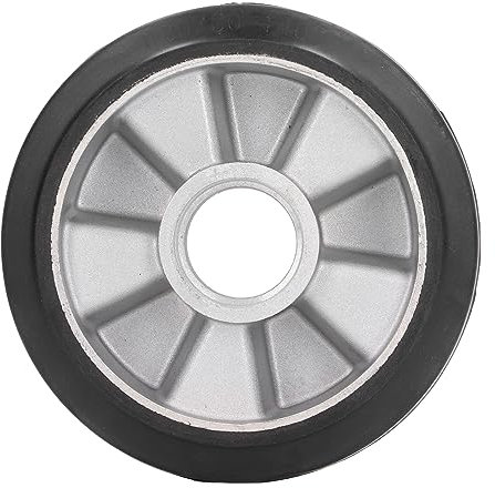 BORDSTRACT Roue De Charge De Camion, Roue De Charge De Camion en Caoutchouc 180 X 50 Mm Compatible avec Roulement 6204 ID 20 Mm pour Accessoire De Chariot élévateur Hydraulique Artisanal