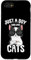iPhone SE (2020) / 7 / 8 Just a Boy who loves Cats Kitty Boys Kids Cat Case