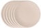 Villeroy & Boch NewMoon Lot de 6 assiettes plates, beiges, 27 cm, avec bord en demi-lune, en porcelaine de qualité supérieure