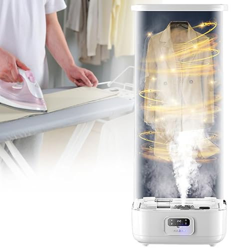 SACLMD Máquina de Planchado automático,máquina de Secado a Vapor portátil Inteligente,máquina de Planchado de Ropa Plegable y Antiarrugas con Control Remoto