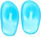 TOVINANNA 3pares Protector De Oídos De Silicona Para Salón De Belleza Cubiertas Ajustables Para Tinte De Cabello y Reducción De Ruido Azul