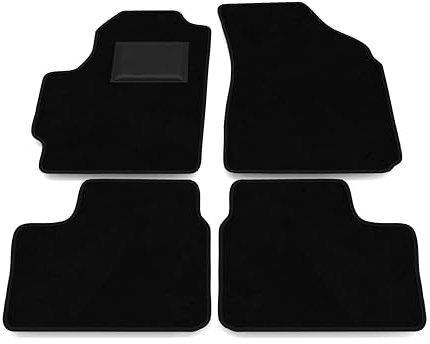 Fußmatten kompatibel mit Chevrolet Matiz 2005-2010 | Set mit 4 maßgeschneiderten matten
