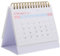 Lurrose 2025 Schreibtischkalender stehender Klapptischkalender Monatskalender akademischer Tischkalender Bürokalender Mini-Tischkalender kleiner Kalender Retro-Tischkalender Papier