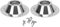 Asixxsix Lot de 2 Bases de Table pour Camping-Car, Base de Montage sur Table et au Sol, Bride de Base de Table en Aluminium avec 6 Trous de Montage, Vis de Montage Incluses,pour Camping-Car