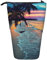 IguaTu Erweiterbares Federmäppchen, Motiv: Strauß Narzissen, Teleskop-Schreibwaren-Organizer, strapazierfähiges Oxford-Gewebe, Mehrzweck-Tasche für Stifte, Make-up, Kokosnuss Beach Sunset Hängematte,