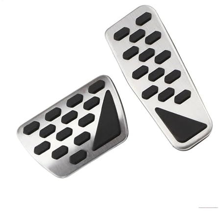Frein Repose Pied pour Jeep pour Wrangler JL 2018-2021 Pédales Voiture at Accélérateur Pédale Frein Couvercle Protection Accessoires Intérieurs en Acier Inoxydable Voiture Frein Pédales